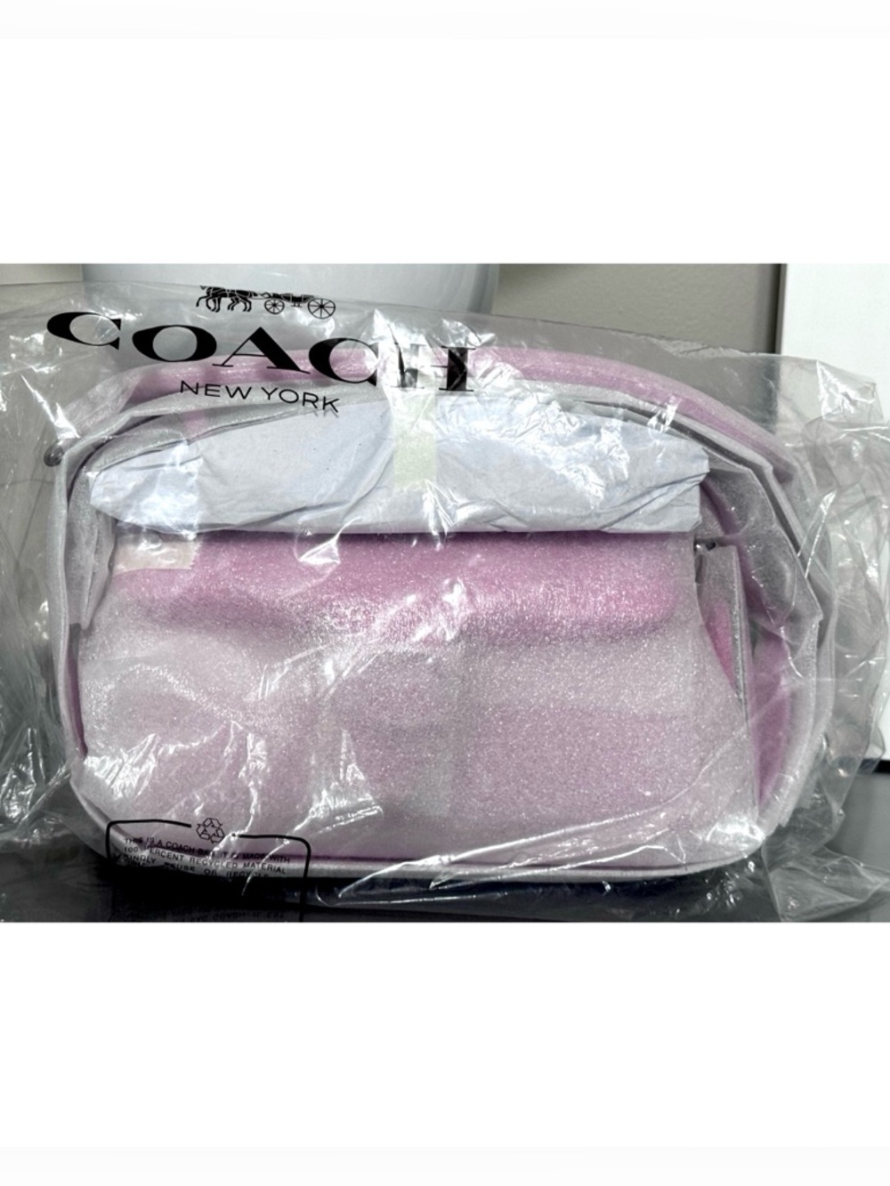 COACH “The Summer I Turned Pretty” Pillow Tabby Shoulder Bag 20, VIVID PINK - Picture 15 of 16